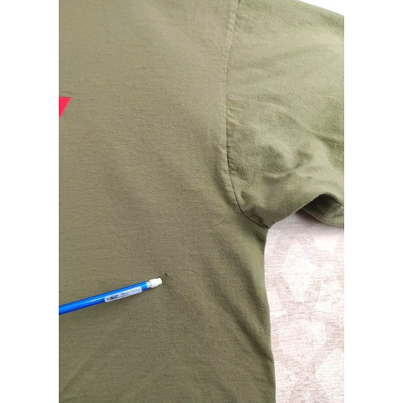 VINTAGE Guess Shirt Mens Large Green Short Sleeve Made in USA - Picture 7 of 8